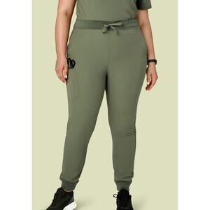 Mandala Women's Sage Top and High Waisted Joggers Set- - Size M